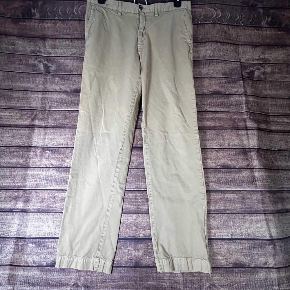 Tommy Bahama Boracay Chino Pants Mens 34x32 Khaki Tan Pima Cotton Modal Straight